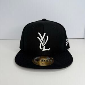7 1/8 Playboi Carti YVL Fitted Hat Black White Opium